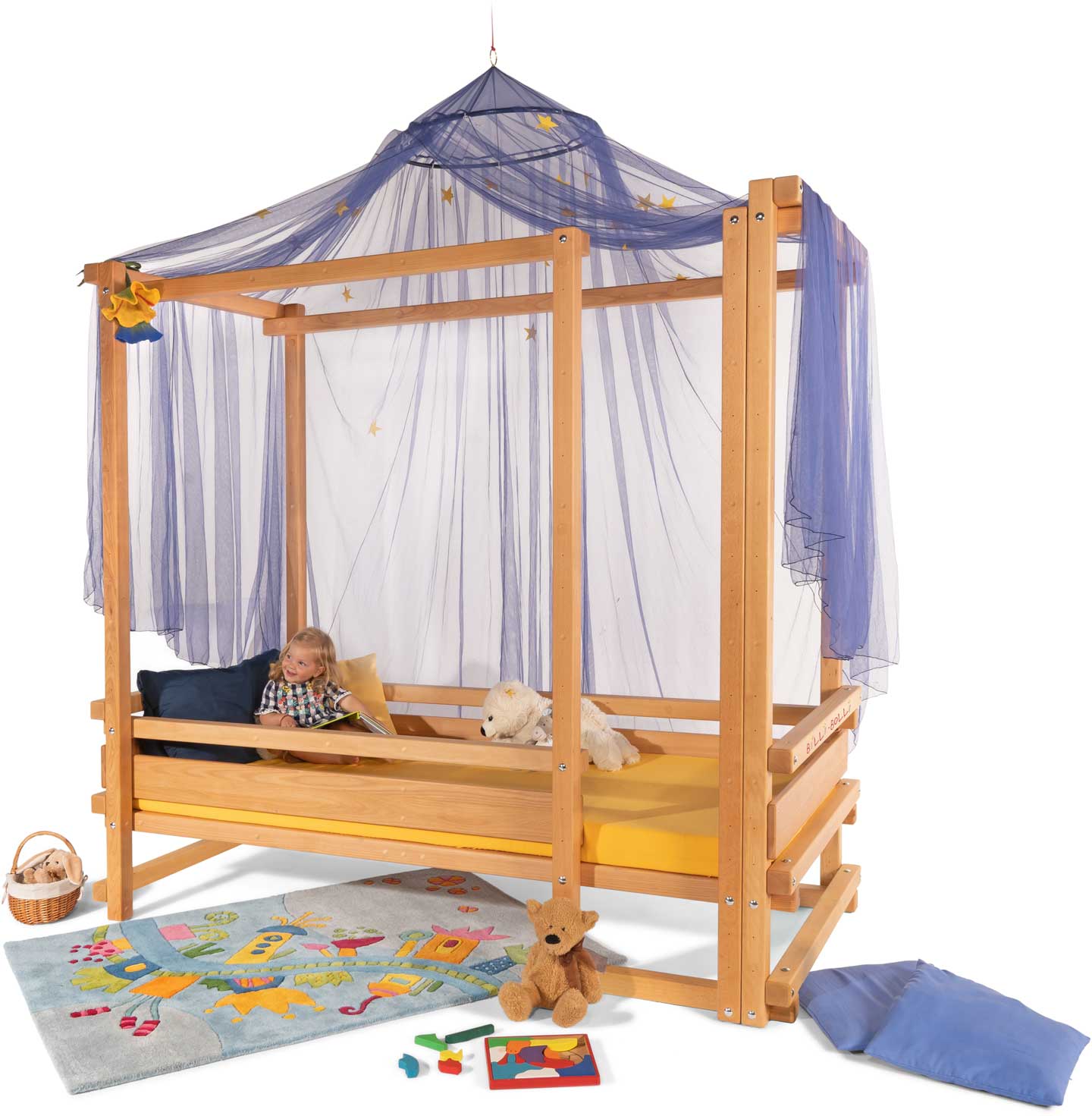 Hochbett mitwachsend. Aufbauh�he 2