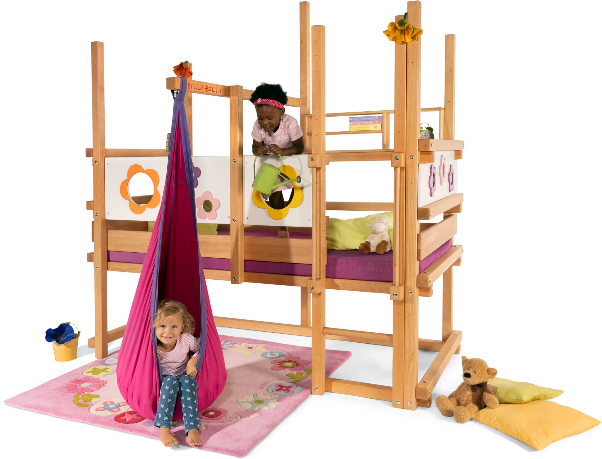Hochbett mitwachsend. Aufbauvariante 5: Midi-2