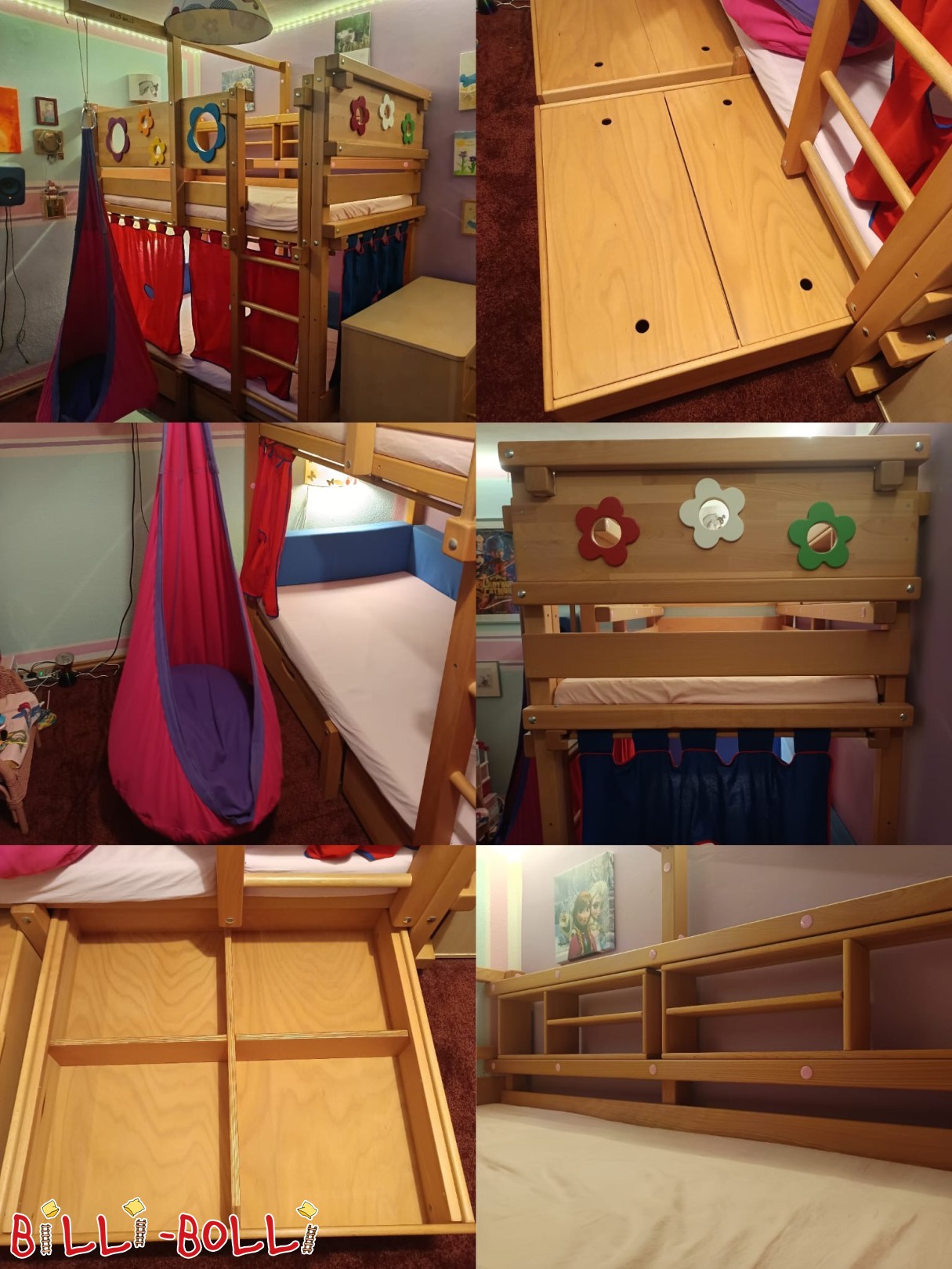 Inserat 7074: Etagenbett, 90 x 200, Buche geölt, mit viel Zubehör - 85241 Etagenbett, 90 x 200, Buche geölt, mit viel Zubehör - 85241 (Kategorie: Etagenbett gebraucht)