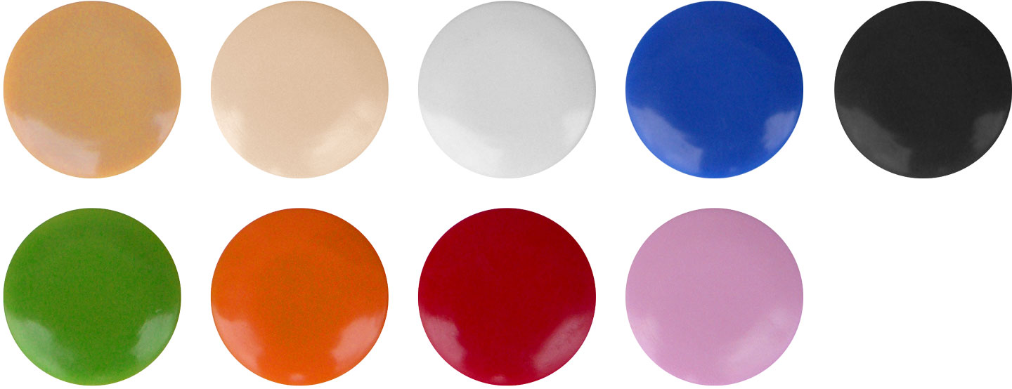 Schraub&shy;verbindungen und Abdeckkappen