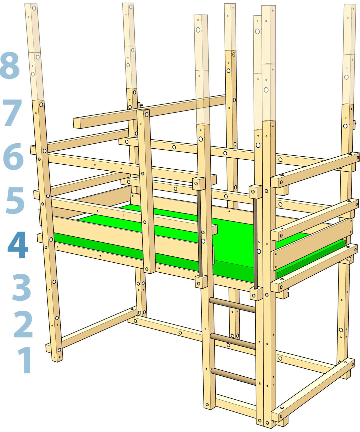 Aufbauhöhen