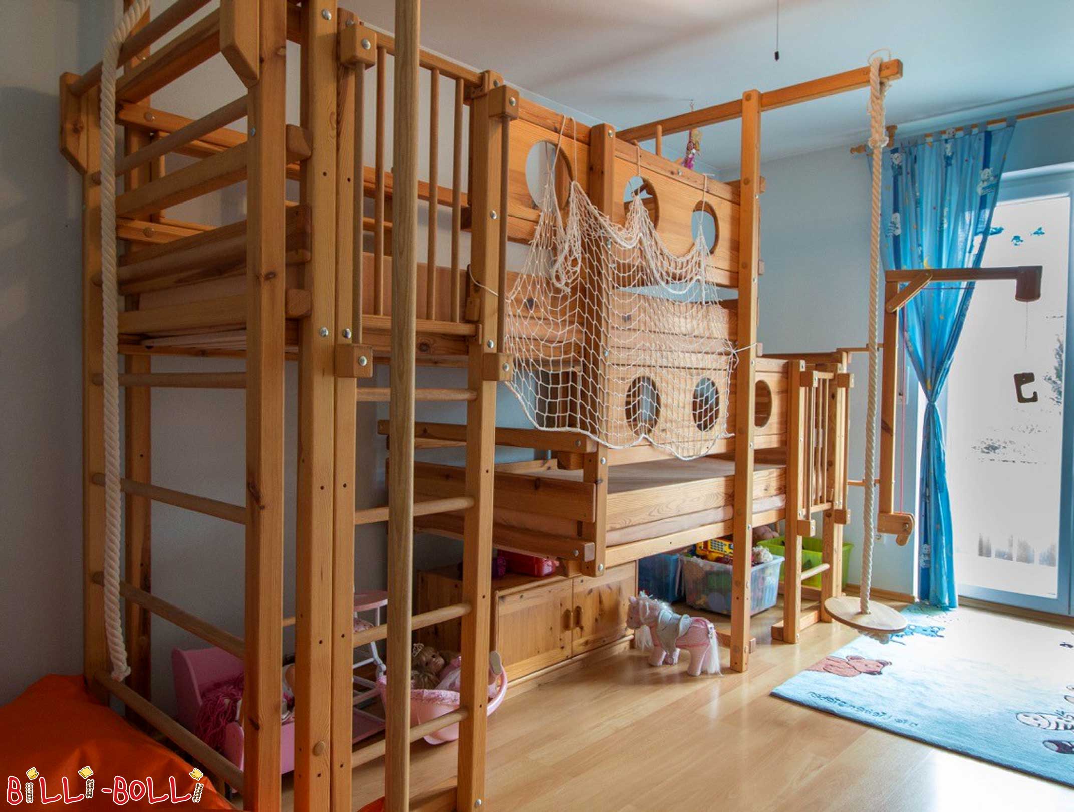 Doppel-Hochbetten aus Holz: Das Beide-oben-Etagenbett ist ein Doppelhochbett für 2 Kinder