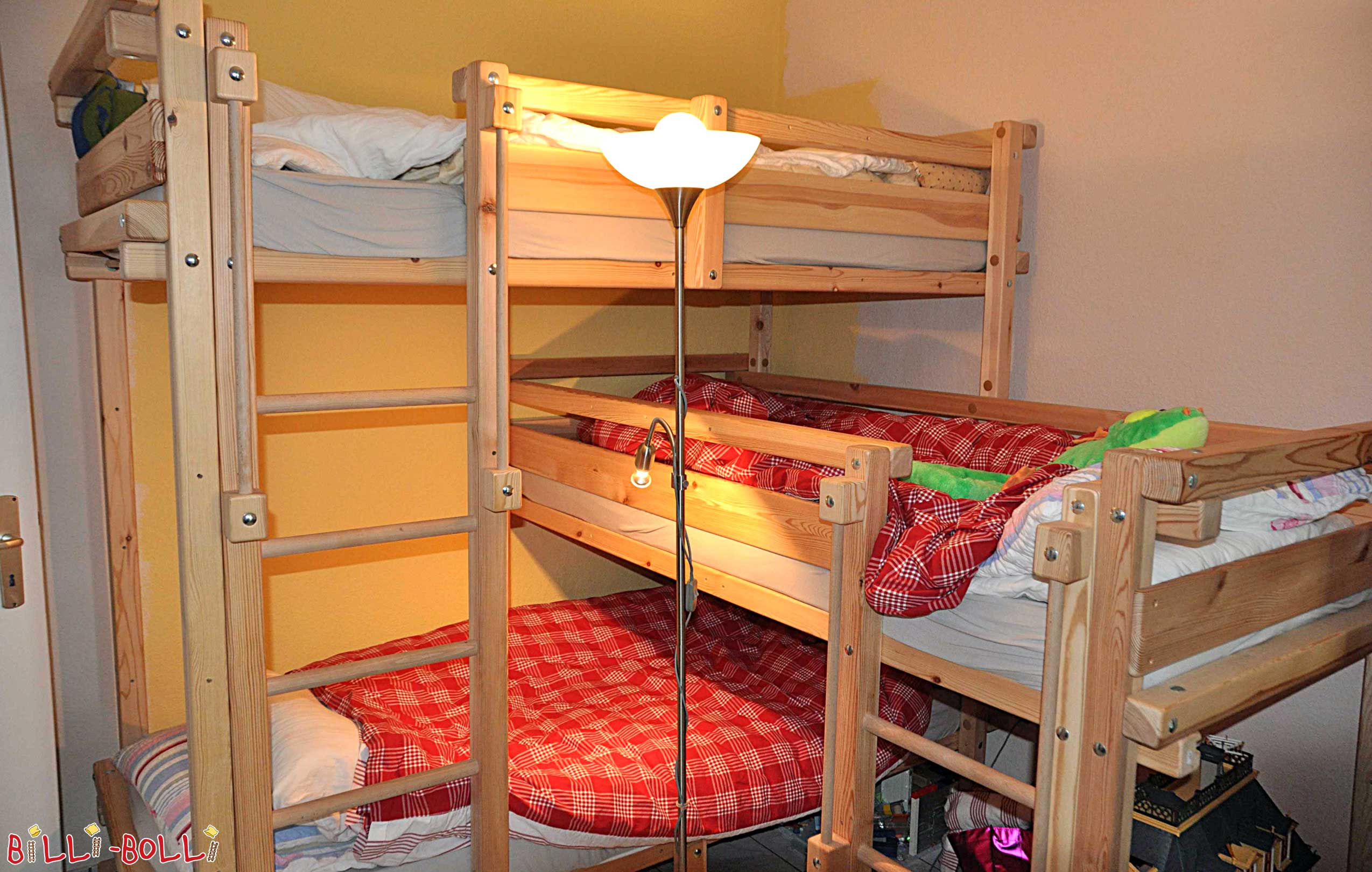 Dreier-Etagenbetten: Betten-Hochhaus für 3 Kinder