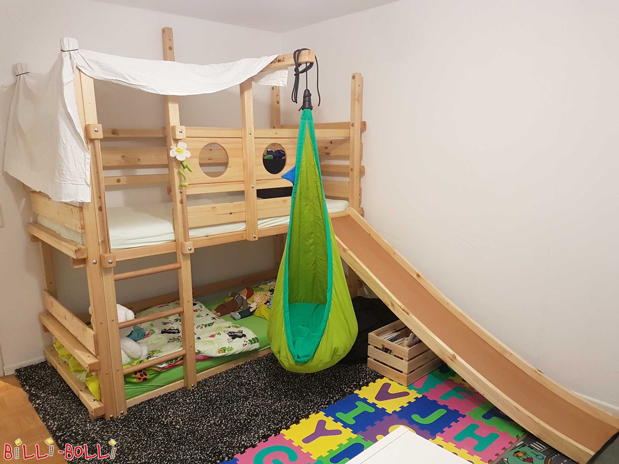 Unser Etagenbett, hier in der Variante für kleinere Kinder zunächst in den H … (Etagenbett)