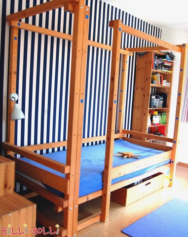 Das mitwachsende Hochbett in Aufbauhöhe 2. (Hochbett mitwachsend)