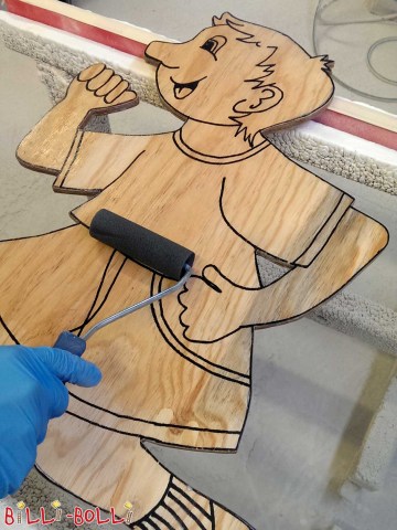 Schritt 8: Grundieren (Figuren zur Verkehrsberuhigung)