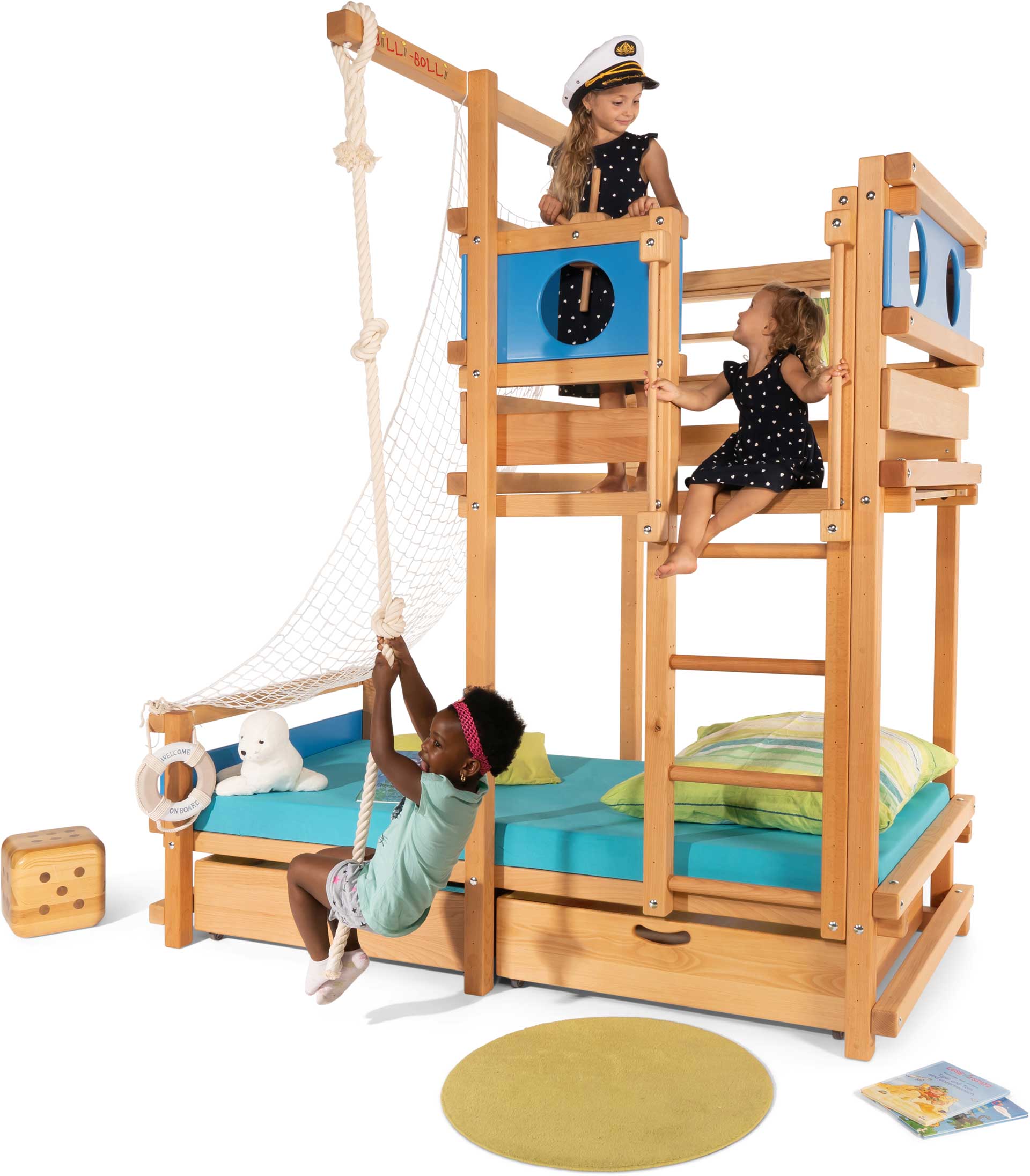 Dachschrägen­bett: Das geniale Kinder-Spielbett für die Dachschräge (Spielbetten)