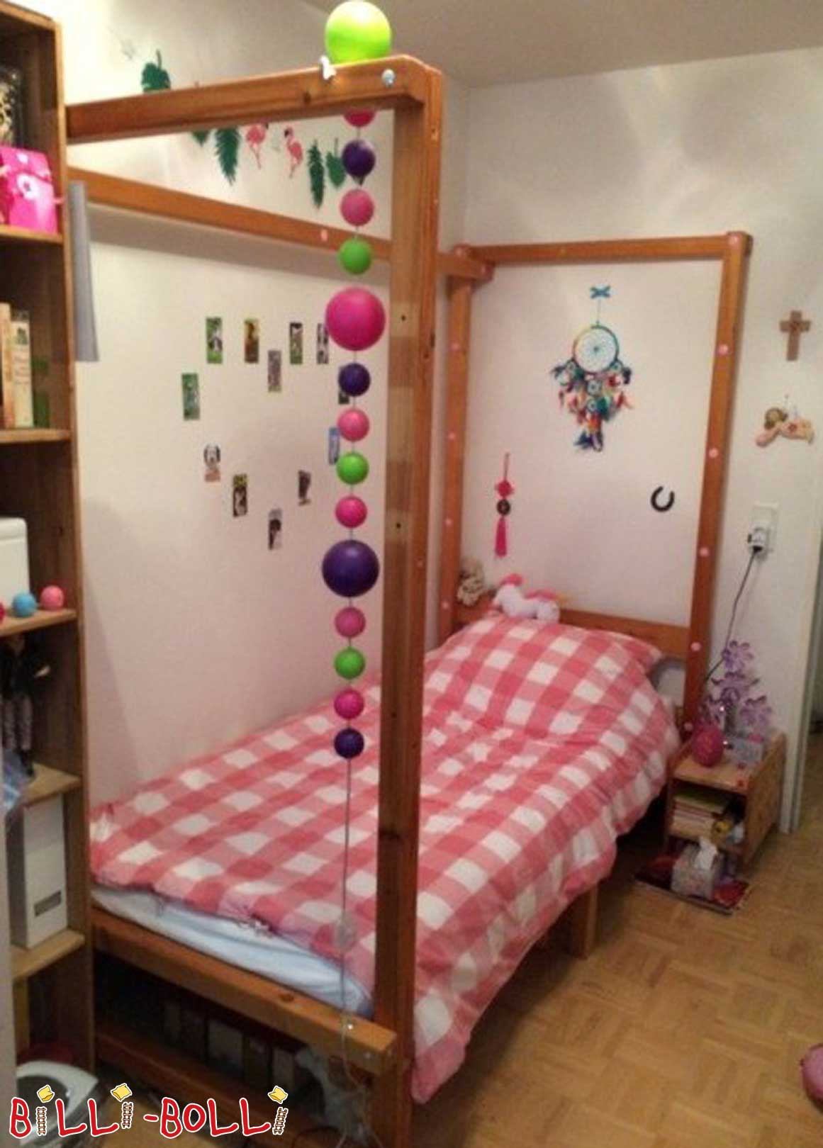 2 x Hochbett mitwachsend, 90 x 200 cm, Fichte geölt-gewachst (Kategorie: Hochbett gebraucht)