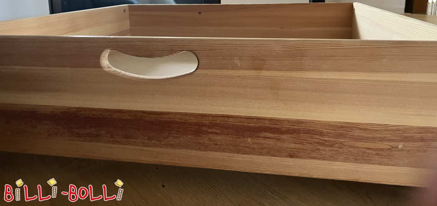 2x Bettkasten, Kiefer unbehandelt (Kategorie: Zubehör/Erweiterungsteile gebraucht)