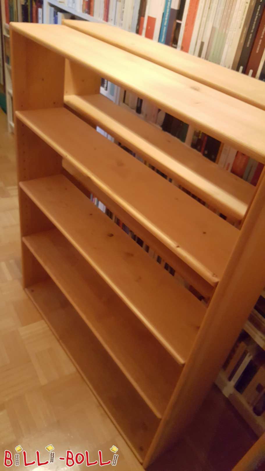 4 große Bettregale aus Fichte honigfarben (Kindermöbel gebraucht) 4 große Bettregale aus Fichte honigfarben (Kindermöbel gebraucht)