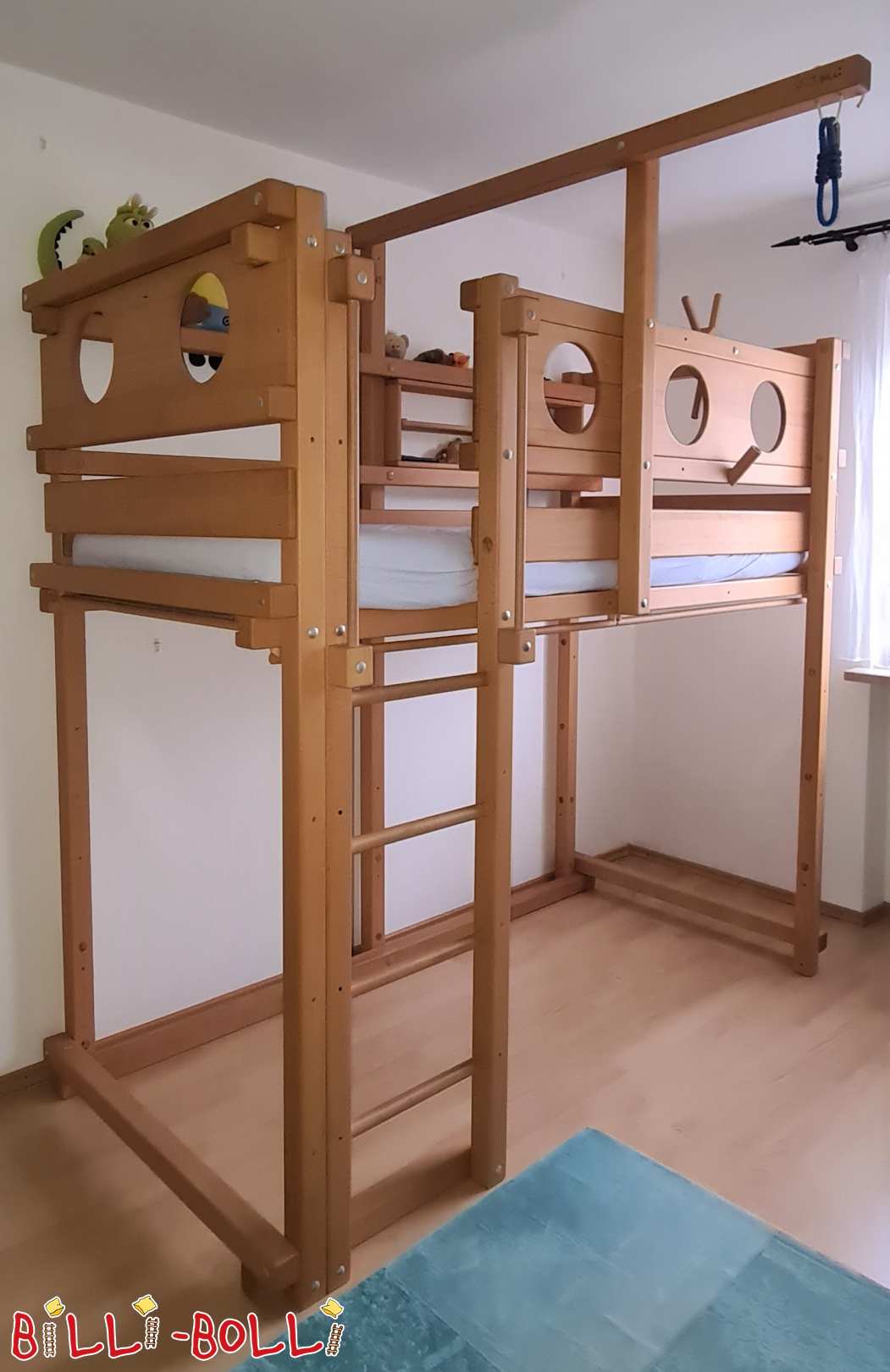 Abenteuerhochbett von Billi Bolli für kleine & größere Piraten (Kategorie: Hochbett mitwachsend gebraucht)