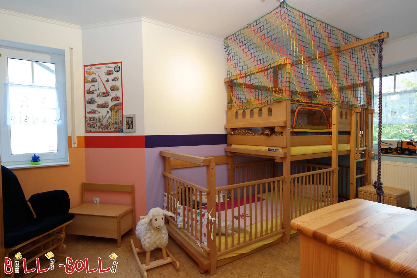 Babygitter Buche, ganze Liegefläche 90*200, Versand möglich (Kategorie: Zubehör/Erweiterungsteile gebraucht)