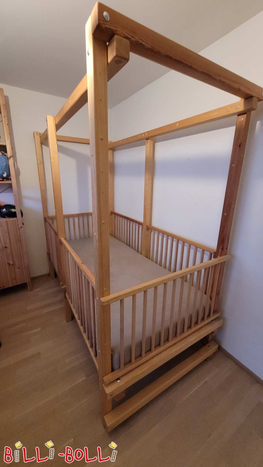 Babygitter für die gesamte Liegefläche, Matratzenbreite 90cm (Kategorie: Zubehör/Erweiterungsteile gebraucht)
