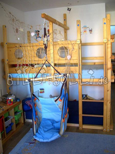 Hochbett für Kinder in Fichte (Kategorie: Hochbett gebraucht)