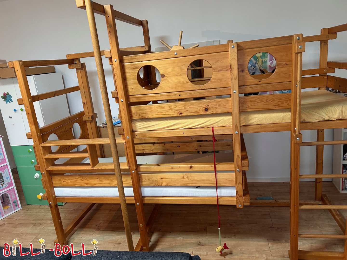 Billi-Bolli Jugendbetten zum Mitwachsen und Pirat spielen! (Kategorie: Zubehör/Erweiterungsteile gebraucht)