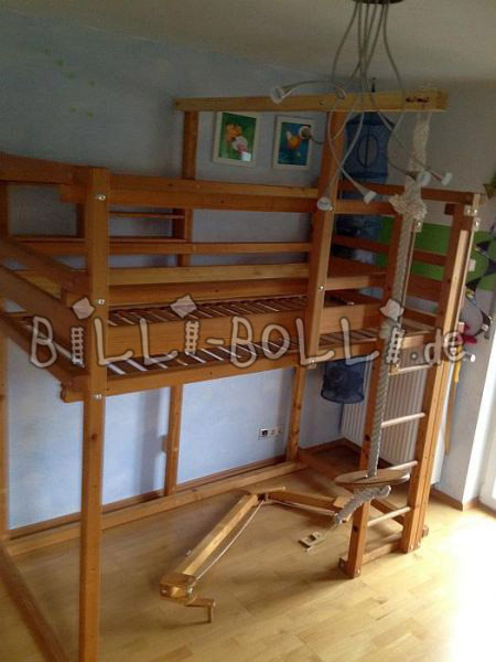 Billi-Bolli mitwachsendes Hochbett 100x200, Fichte (Hochbett gebraucht) Billi-Bolli mitwachsendes Hochbett 100x200, Fichte (Hochbett gebraucht)