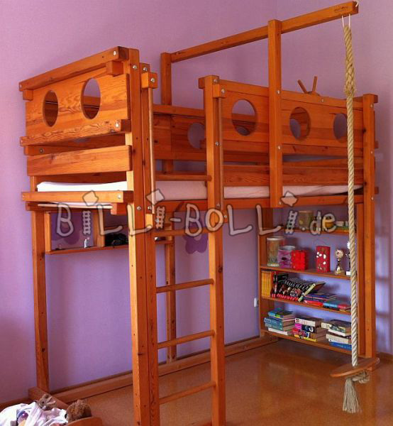 Billi-Bolli Mitwachsendes Hochbett (Kategorie: Hochbett gebraucht)