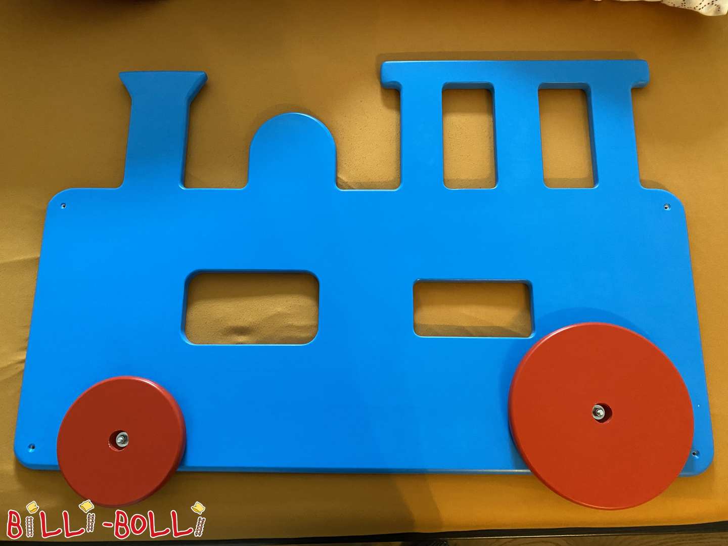 Blaue Lok mit roten Rädern, für lange Seite, M-Länge 200 cm (Kategorie: Zubehör/Erweiterungsteile gebraucht)