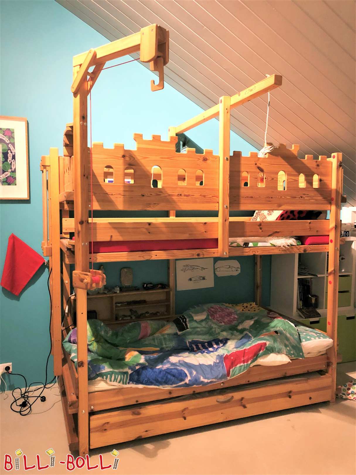 Bunk Bed in Melbourne (Australia), pine oil-waxed, 100 x 200 cm (Kindermöbel gebraucht) Bunk Bed in Melbourne (Australia), pine oil-waxed, 100 x 200 cm (Kindermöbel gebraucht)