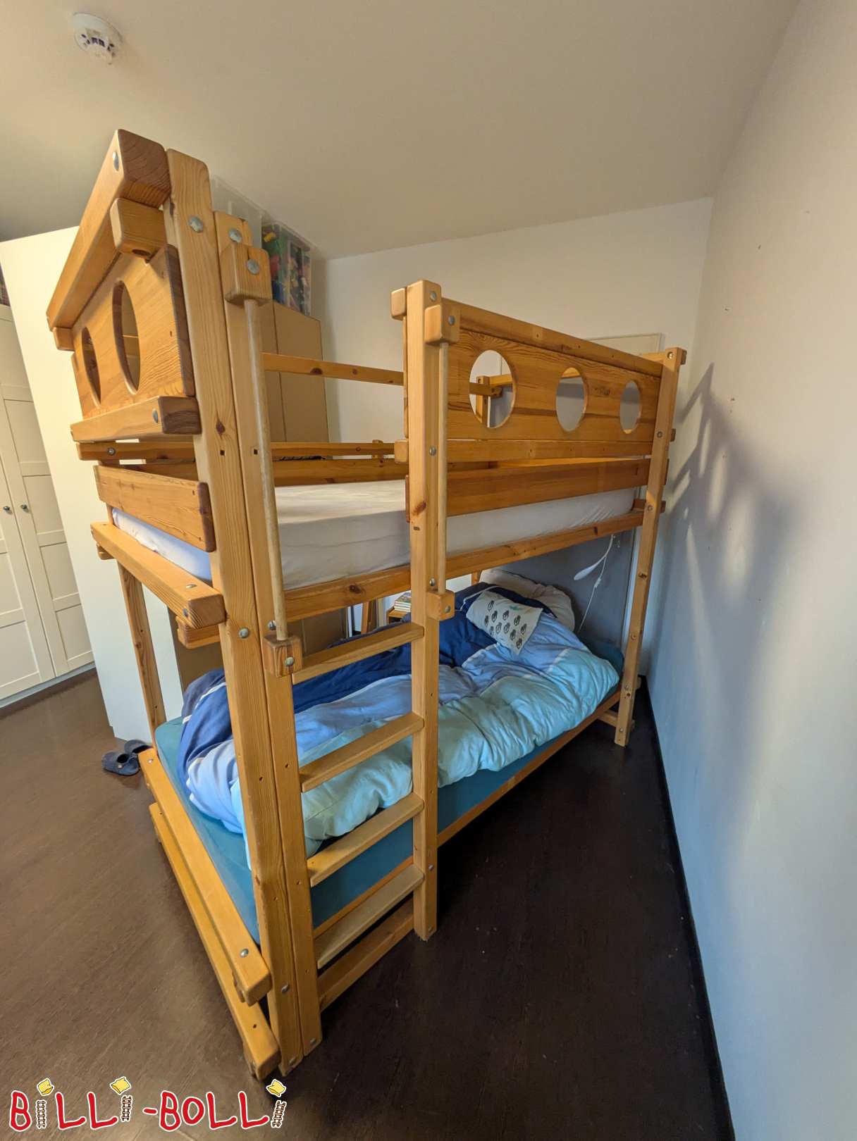 Etagenbett 100x200 cm, Kiefer (Kategorie: Etagenbett gebraucht)