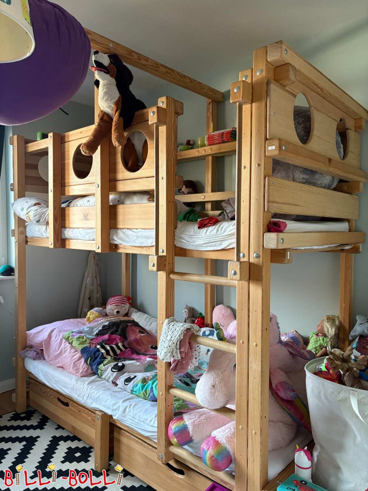 Etagenbett, 90 x 200 cm - u.A. mit Rutsche und Hängehöhle in Berlin (Kategorie: Etagenbett gebraucht)