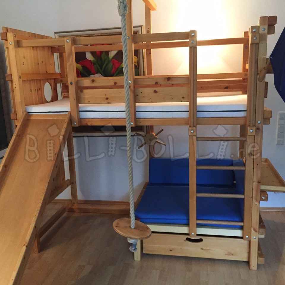 Etagenbett 90 x 200 cm, Fichte geölt/ gewachst (Etagenbett gebraucht) Etagenbett 90 x 200 cm, Fichte geölt/ gewachst (Etagenbett gebraucht)