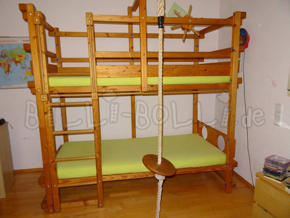 Etagenbett, 90 X 200 cm, Fichte geölt-gewachst (Hochbett gebraucht) Etagenbett, 90 X 200 cm, Fichte geölt-gewachst (Hochbett gebraucht)
