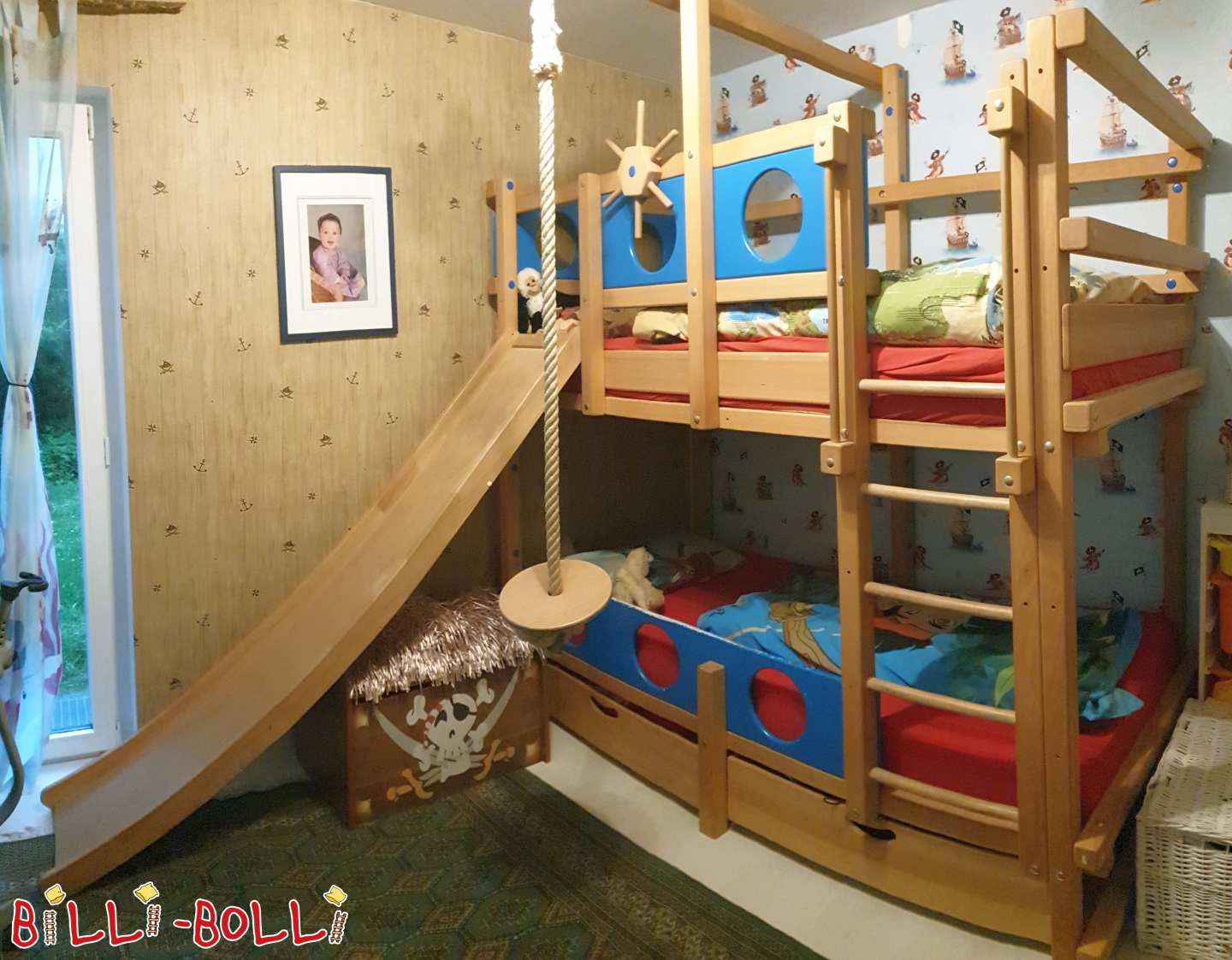Etagenbett mit Rutsche aus Buche in München (Etagenbett gebraucht) Etagenbett mit Rutsche aus Buche in München (Etagenbett gebraucht)