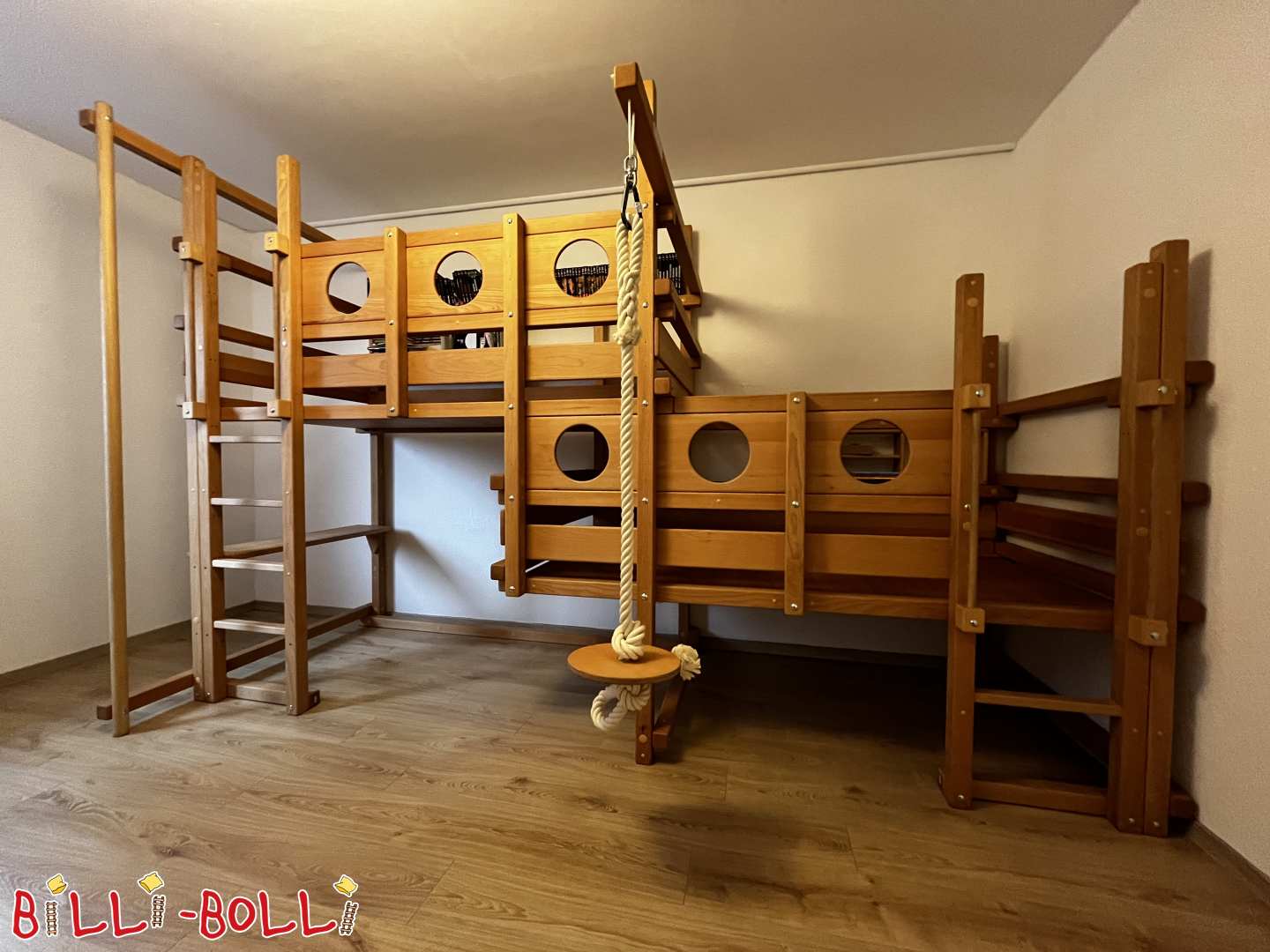 Beide-oben-Etagenbett 100x200 cm, Buche, ca. 1 Jahr alt, nahe Hamburg (Kategorie: Beide-oben-Etagenbetten gebraucht)