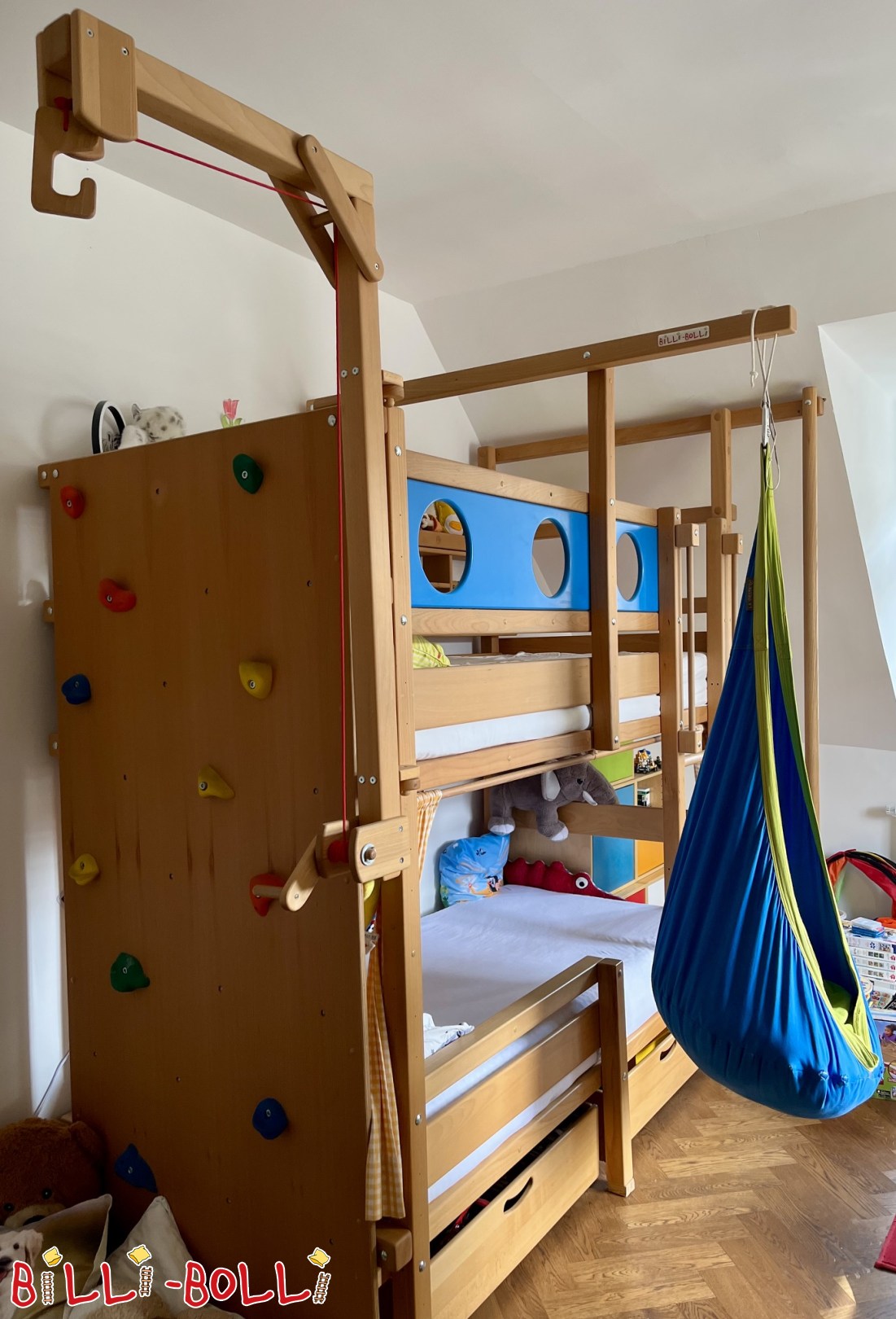 Etagenbett Buche geölt-gewachst, 90x200 cm (Kategorie: Etagenbett gebraucht)
