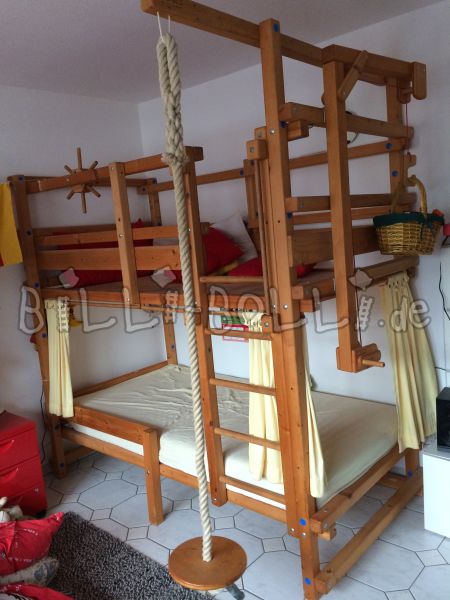 Etagenbett Fichte, 100 x 200, mit Spielboden (Etagenbett gebraucht) Etagenbett Fichte, 100 x 200, mit Spielboden (Etagenbett gebraucht)