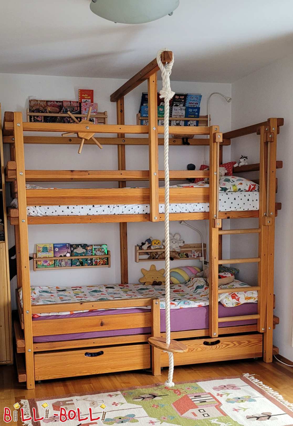 Etagenbett Kiefer geölt-gewachst, in Witten (Kategorie: Etagenbett gebraucht)