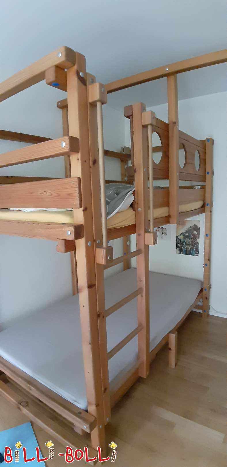 Etagenbett Kiefer geölt-gewachst (Kategorie: Etagenbett gebraucht)