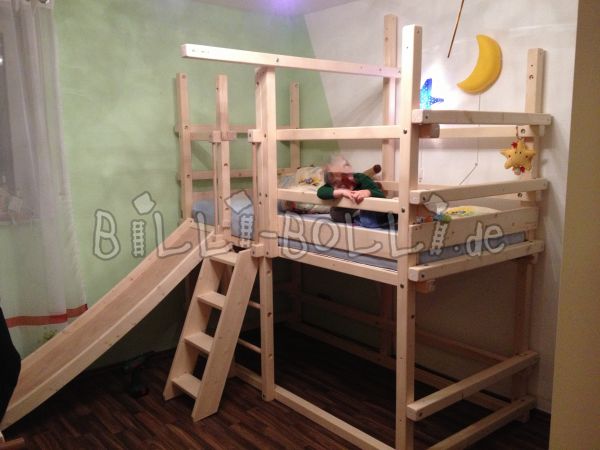 Etagenbett Midi 3, Fichte unbehandelt 90x200cm (Etagenbett gebraucht) Etagenbett Midi 3, Fichte unbehandelt 90x200cm (Etagenbett gebraucht)
