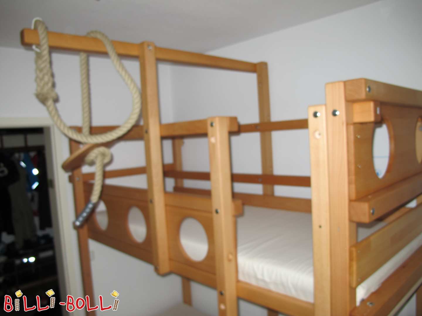 Etagenbett mit Babygittern, Spielkran, Schaukel und vielen Optionen (Kategorie: Etagenbett gebraucht)
