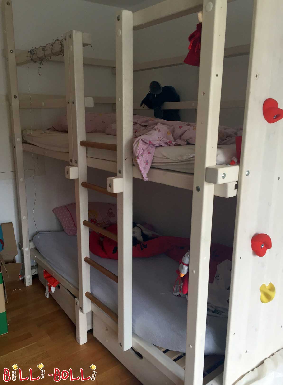 Etagenbett mit Rutsche und Kletterwand (Kategorie: Etagenbett gebraucht)