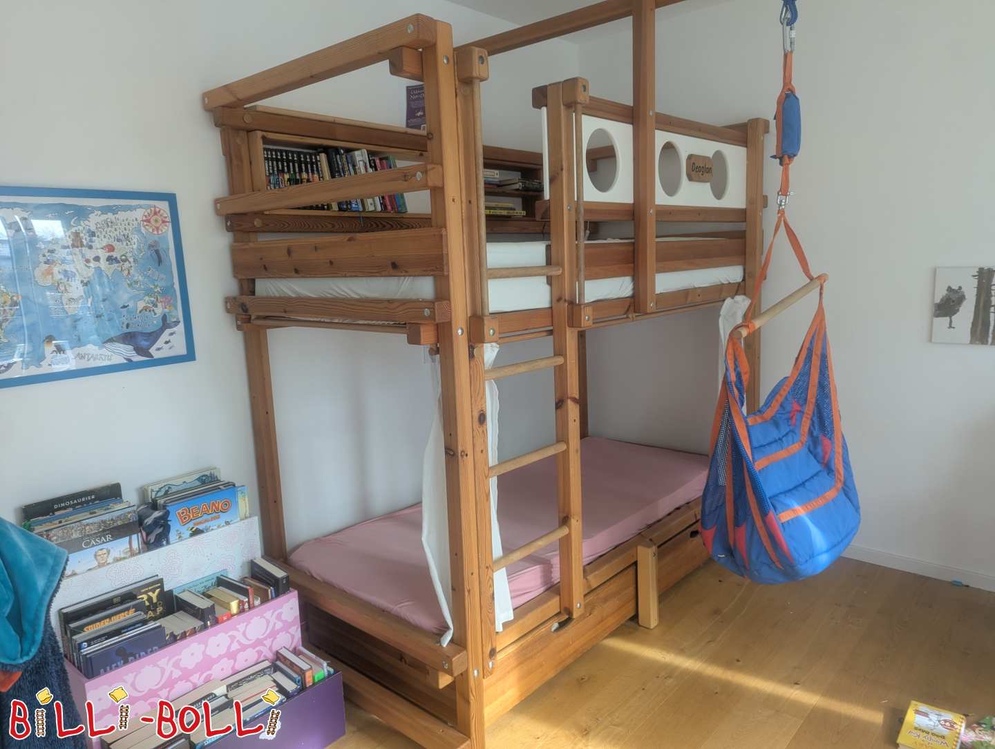 Inserat 7064: Etagenbett mit Zubehör Etagenbett mit Zubehör (Kategorie: Etagenbett gebraucht)