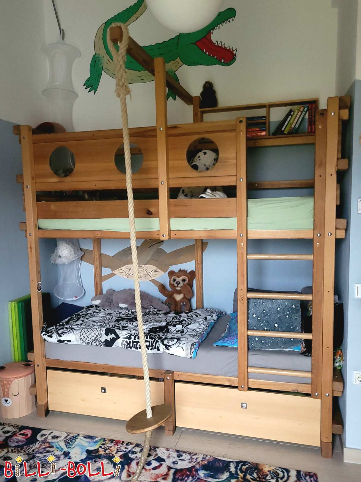 Etagenbett mit zwei Ebenen (Kategorie: Etagenbett gebraucht)