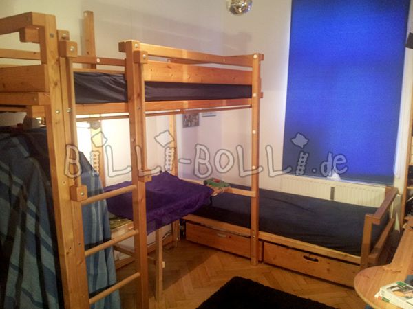 Etagenbett seitlich versetzt (Hochbett gebraucht) Etagenbett seitlich versetzt (Hochbett gebraucht)