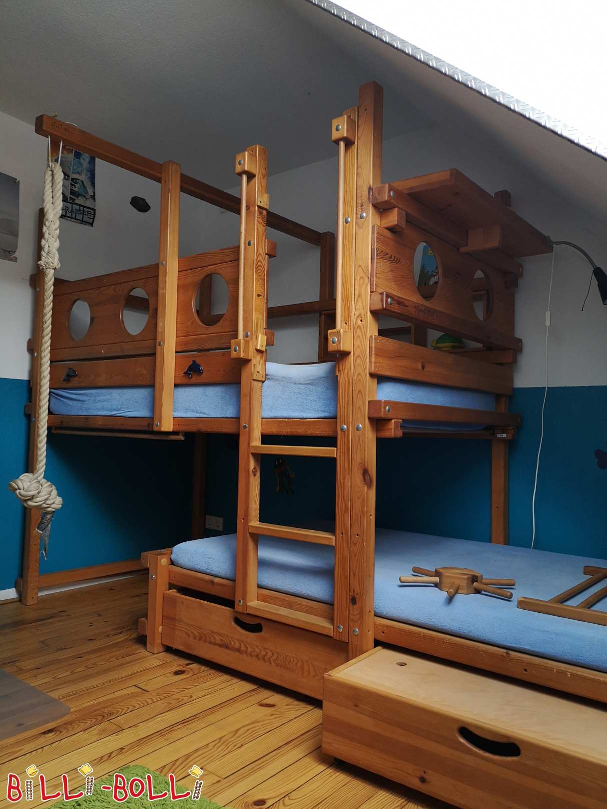 Etagenbett über Eck oder seitlich versetzt, Piratenbett in Saarbrücken (Kategorie: Etagenbett-über-Eck gebraucht)