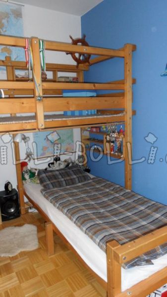Etagenbett-über-Eck (Hochbett gebraucht) Etagenbett-über-Eck (Hochbett gebraucht)