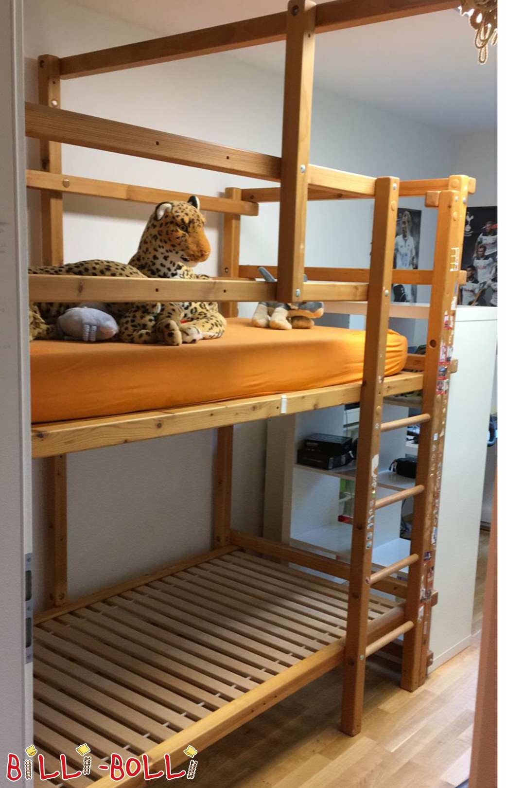 Gebrauchtes Billi Bolli Bett mit Spieleboden und Balken (Kategorie: Etagenbett gebraucht) Gebrauchtes Billi Bolli Bett mit Spieleboden und Balken (Kategorie: Etagenbett gebraucht)