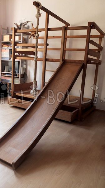 Gullibo-Etagenbett mit Rutsche (Hochbett gebraucht) Gullibo-Etagenbett mit Rutsche (Hochbett gebraucht)