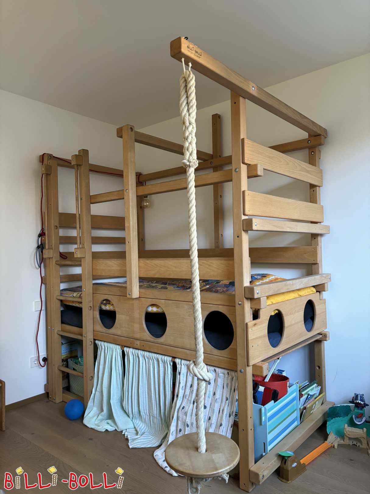 Hochbett - Kiefer mit Schaukel (Kategorie: Zubehör/Erweiterungsteile gebraucht)