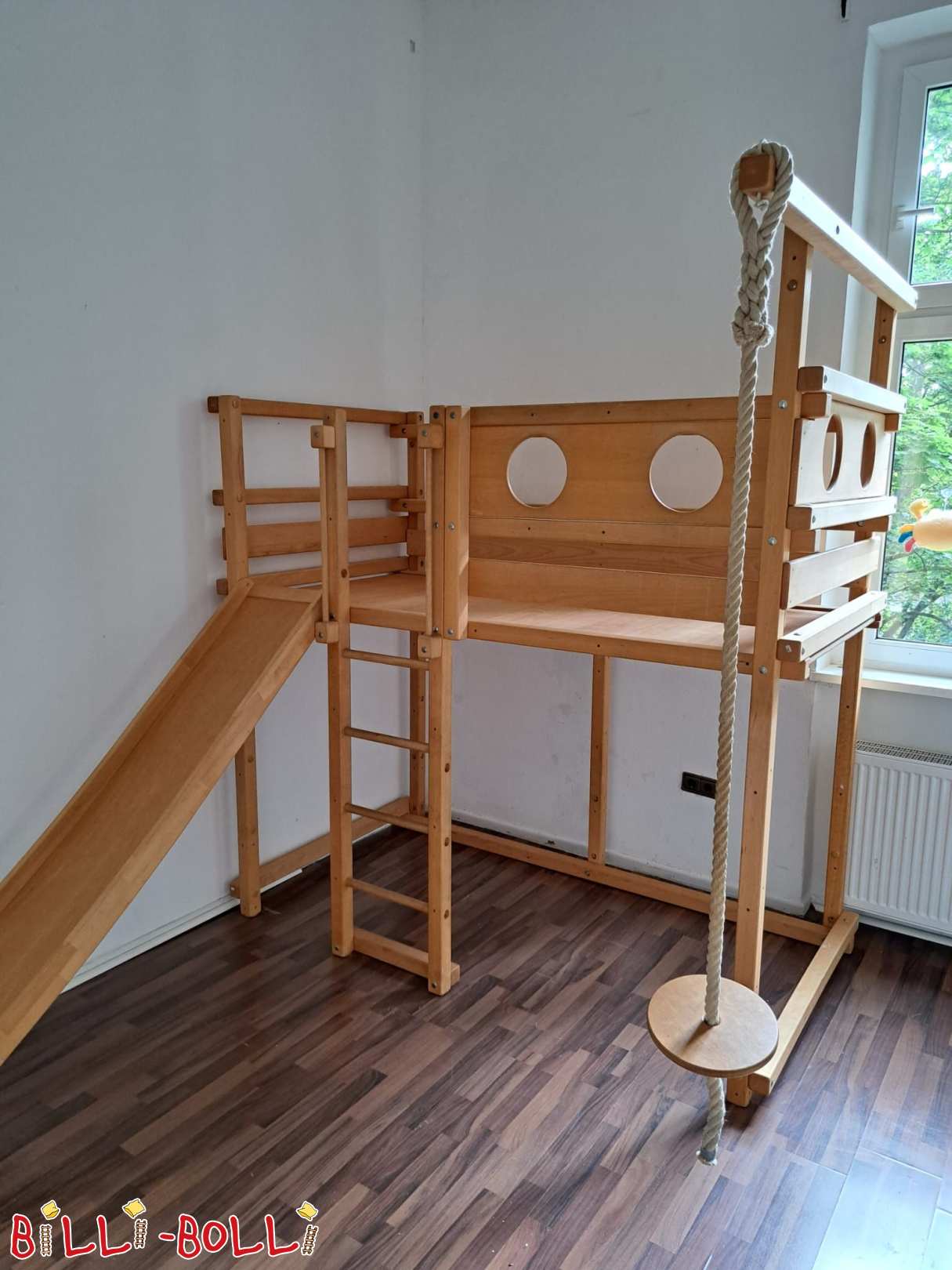 Hochbett 100 x 200 Buche geölt in Berlin (Kategorie: Hochbett mitwachsend gebraucht)