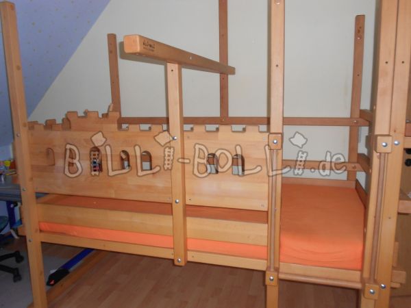Hochbett 100 x 200 in Buche (Hochbett gebraucht) Hochbett 100 x 200 in Buche (Hochbett gebraucht)
