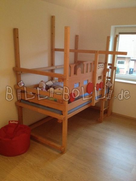 Hochbett 100x200, Buche (Hochbett gebraucht) Hochbett 100x200, Buche (Hochbett gebraucht)