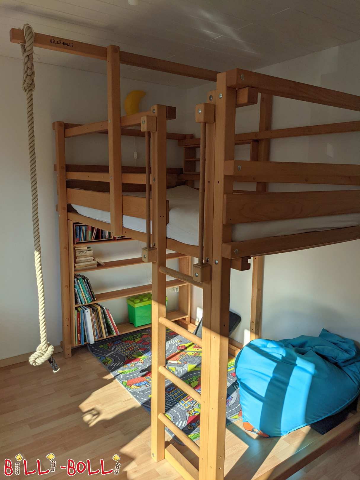 Hochbett aus Buche (Kategorie: Hochbett gebraucht) Hochbett aus Buche (Kategorie: Hochbett gebraucht)
