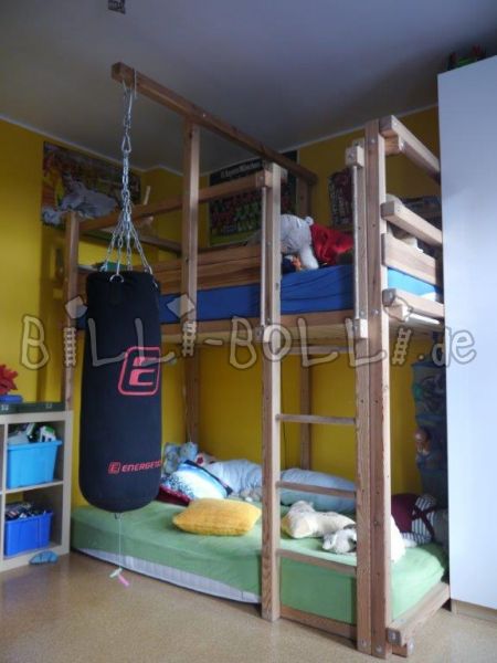 Hochbett aus Fichte (Hochbett gebraucht) Hochbett aus Fichte (Hochbett gebraucht)