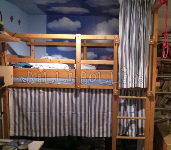 Hochbett aus Fichte (Hochbett gebraucht) Hochbett aus Fichte (Hochbett gebraucht)